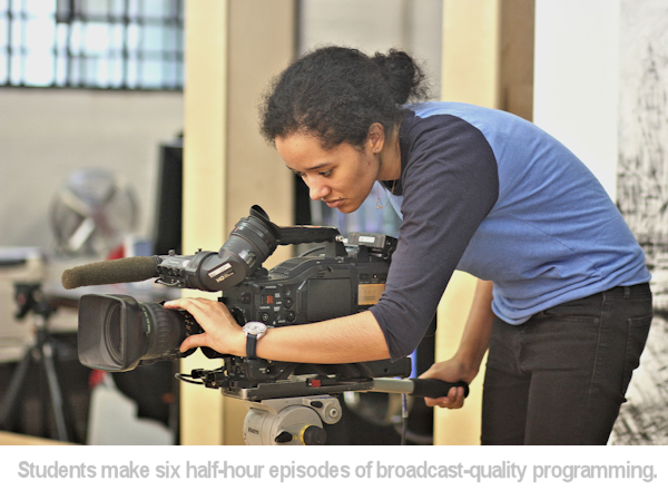 students make broadcast-quality programming.
