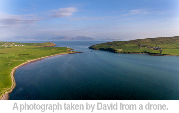 an example of a photograph taken by David with his drone.