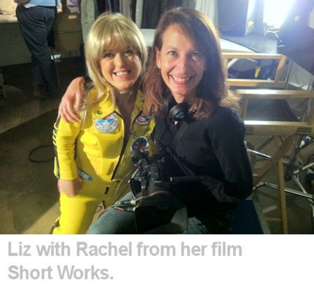 liz with rachel from short works