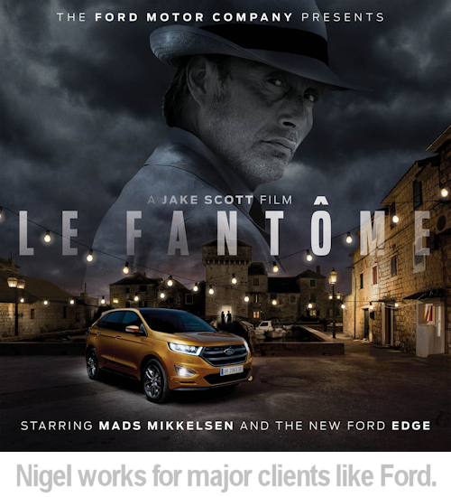 example of Nigel's work for Ford.