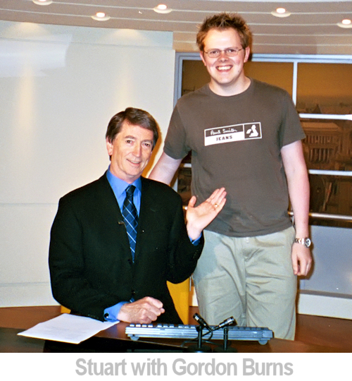 stuart with gordon burns