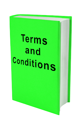 terms and conditions book